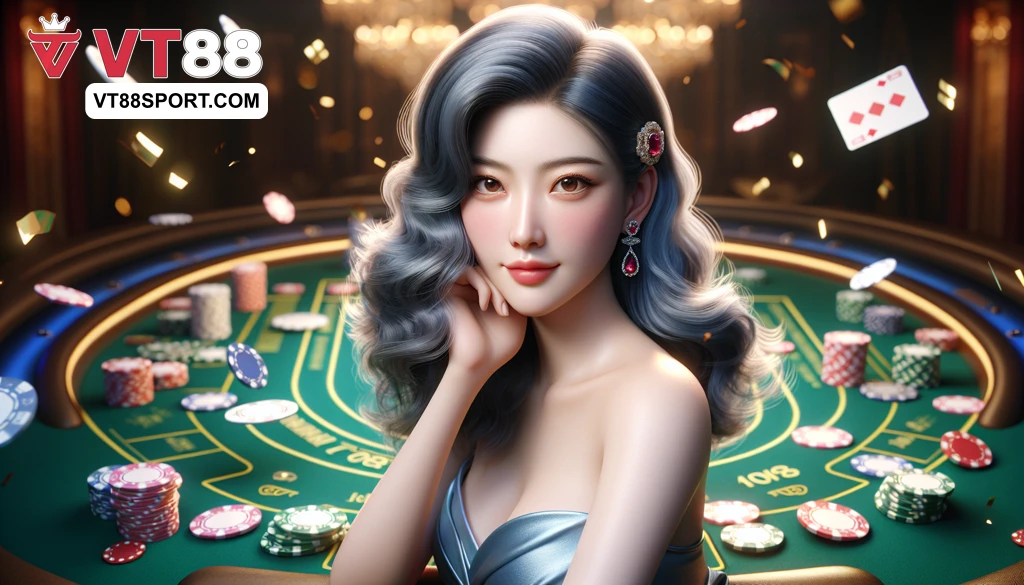 Chơi Baccarat tại casino VT88 với giao diện sống động